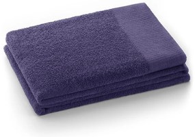 Fioletowy bawełniany ręcznik frotte 30x50 cm Amari – Restilo