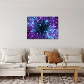 Obraz - Neonowa przestrzeń (70x50 cm)
