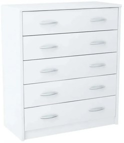 Biała komoda z szufladami - Huso 3X