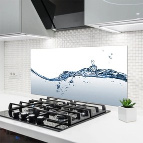 Szkło do Kuchni na Ścianę Błękitne Fale Oceanu