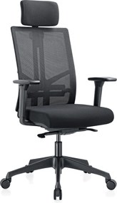 Krzesło biurowe WATT, czarny