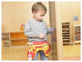 Pas z narzędziami stolarza 12 elementów masterkidz