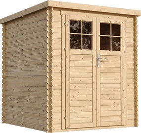 Drewniany domek narzędziowy ogrodowy z podłoga - M309F+M309G