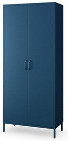 Szafa na ubrania metalowa granatowa FLAVIO