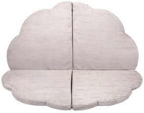 Mata do zabawy dla dzieci w kolorze kości słoniowej 160x160 cm – Meowbaby