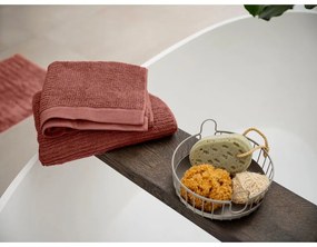 Czerwony dywanik łazienkowy 50x80 cm Tiles – Zone