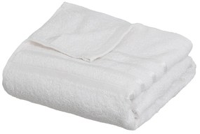 Biały bawełniany ręcznik kąpielowy frotte 70x140 cm Simple – Casa Selección