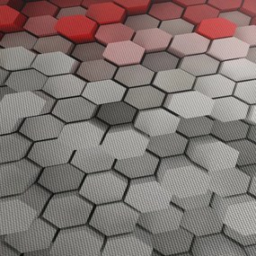 Obraz - sześciokąty 3D (170x50 cm)