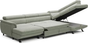 Narożnik RAVEN XL wolnostojący z funkcją spania tkanina Artico 37432 Piaskowy WERSAL