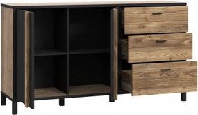 Dwudrzwiowa komoda z 3 szufladami Hayato 231