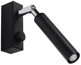 Kinkiet EYETECH 1 czarny SOLLUX  LIGHTING