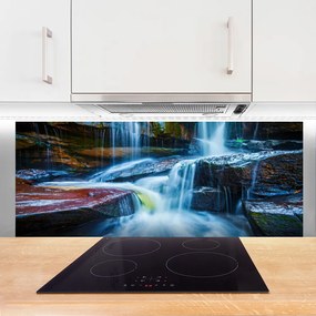 Panel Szklany Kaskada nad Górskim Potokiem