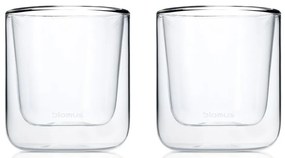 Zestaw 2 podwójnych filiżanek do kawy Blomus Nero, 200 ml