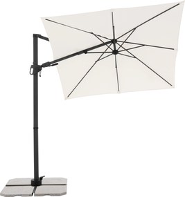 DERBY DX 210 x 210 cm – parasol ogrodowy z boczną nogą - Towar z drobną wadą (S286)