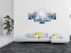 Obraz - Białe róże (125x70 cm)