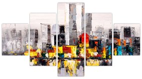 Obraz - Obraz przedstawiający duże miasto (125x70 cm)