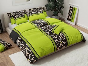 PrzytulneMieszkanie.pl PrzytulneMieszkanie.pl Pościel bawełniana BELLA zielona