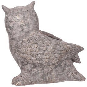 Osłonka na kwiaty Sowa, 34 x 33 x 23 cm, Mgo