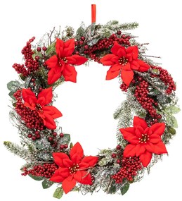 Wianek świąteczny z gwiazdą betlejemską, Ø 50 cm