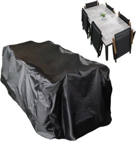 Doppler Pokrowiec ochronny na stół 180x90 cm + 4 do 6 krzeseł z regulacją