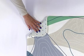 Antypoślizgowy dywanik łazienkowy Antypoślizgowy dywanik łazienkowy Abstrakcja Geometryczna