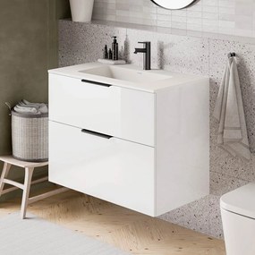 Duravit Waschbecken mit Waschtischunterschrank TIM 80 cm