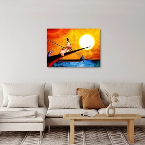 Obraz z okresu starożytnego malarstwa (70x50 cm)