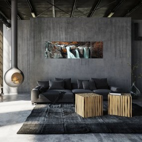 Obraz - Wodospady (170x50 cm)