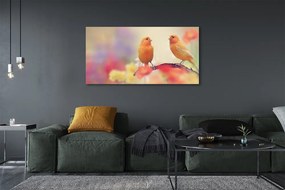 Obraz canvas na ścianę Stado Kolorowych Papug