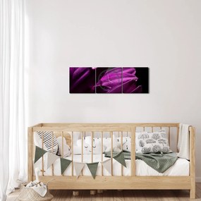 Obraz  - Kropla wody (z zegarem) (90x30 cm)