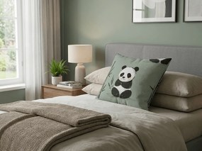 Poszewka na poduszkę z mikrofibry PANDA RELAX 45x45 cm, miętowy