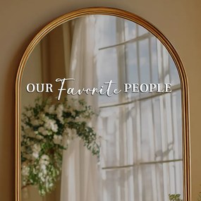 Naklejka na lustro S46 – Our favorite people