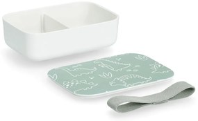 Plastikowy lunchbox, 19 x 12,5 x 6,5 cm