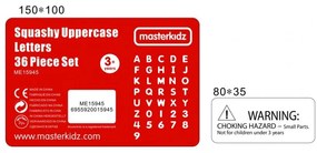 Masterkidz zestaw literek i cyferek alfabet montessori