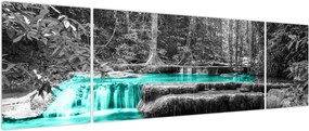 Obraz - Zimowa rzeka (170x50 cm)