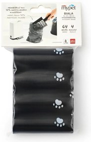 Czarne woreczki na żwirek do kuwety zestaw 4 szt. 11x18 cm Biala – Rotho