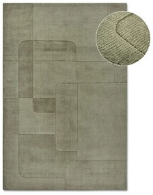 Zielony wełniany dywan tkany ręcznie 190x280 cm Charlotte – Villeroy&Boch