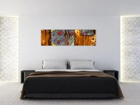 Obraz starożytnego obrazu (170x50 cm)