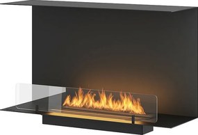 Kominek bioetanolowy do zabudowy C800 V1 Designer z szybą otwieraną z trzech stron i palnikiem o pojemności 0,7 litra