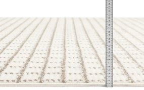 Dywan nowoczesny Jacky Kratka kremowo-beżowy 200 cm x 280 cm