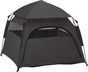 PawHut Namiot dla Zwierząt, Namiot dla Psów, składany, odporny na pogodę, buda dla dużych psów, Czarny