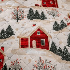 Narzuta na łóżko FARM HOUSE, kremowa Rozmiar: 220 x 240 cm
