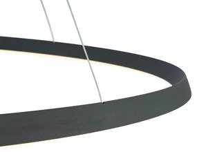 Skandynawska lampa wisząca czarna 110 cm z LED z 3-stopniową regulacją ściemniania - CircuitSkandynawski Oswietlenie wewnetrzne
