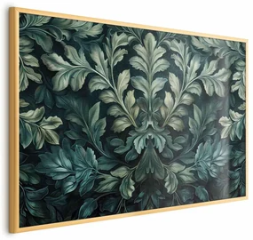 Plakat Wiktoriańskie liście 30x21 cm z ramą złotą bez marginesu ARTGEIST B