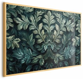 Plakat Wiktoriańskie liście 42x29,7 cm z ramą złotą bez marginesu ARTGEIST B