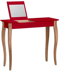 Toaletka z lustrem LILLO 85 cm czerwona RAGABA