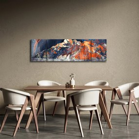 Obraz - Ilustracja domów publicznych (170x50 cm)