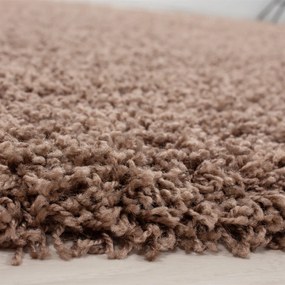 Dywan shaggy Dream cappucino 80 cm x 80 cm  koło