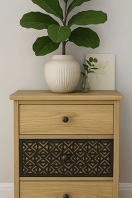 Szeroka komoda Tiladon z 3 szufladami