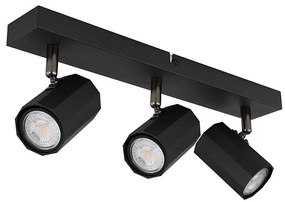 Globo 57918-3B - Oświetlenie punktowe JAMES 3xGU10/25W/230V czarny